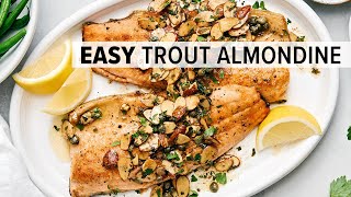 TROUT ALMONDINE  The Best Rainbow Trout Recipe [upl. by Dincolo]