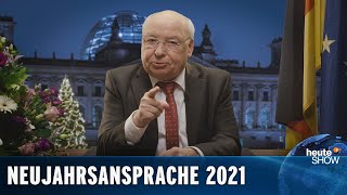 Die ehrliche Neujahrsansprache für 2021 – von Gernot Hassknecht  heuteshow [upl. by Reginauld]