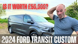 Collecting my 2024 Ford Transit Custom Van Is it worth the £50000 price tag after a 7 month wait [upl. by Eenttirb887]