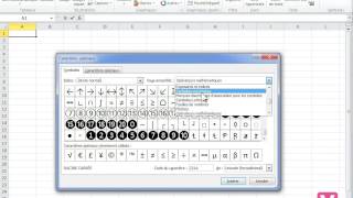Formation Excel 2010  032Insérer des caractères spéciaux [upl. by Oberg]