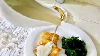 Béchamel sauce made with coconut milk coconut milk sauce [upl. by Hallimaj]