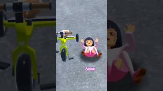 Mio aida falling down from trycycle sad time😭🤣sakuraschoolsimulator shortvideos funnyvideos [upl. by Carpenter]