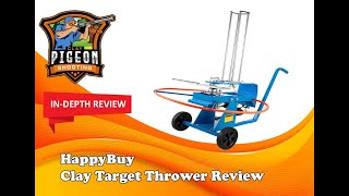 HappyBuy Automatic Electric Clay Pigeon Thrower Review [upl. by Eaned]