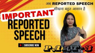 Reported Speech for ssc cgl Day3 Direct and Indirect Speech  Narrations in Hindi  Gagan Mam [upl. by Airetnahs]