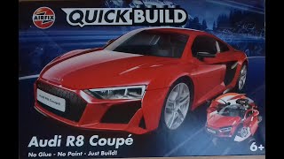 LIDL £899 BARGAIN AIRFIX QUICK BUILD AUDI R8 COUPE FULL BUILD [upl. by Meaghan]