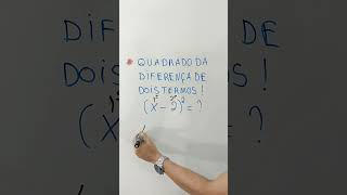 Qual o valor da expressão  x  2 ²  ❓Produtos notáveis Quadrado da diferença de dois termos [upl. by Raynell]