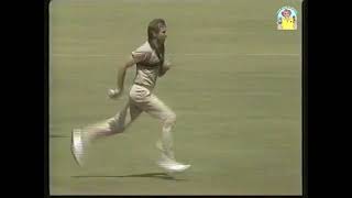 Ewen Chatfield loses control vs Sri Lanka ODI GABBA 198788 [upl. by Bysshe]