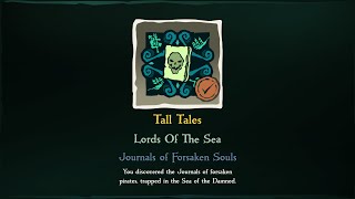 Sea Of Thieves  Commendations  Lords Of The Sea  Journals Of Forsaken 📖 [upl. by Garwood]