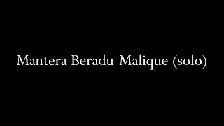 Mantera Beradu  MaliqueSolo karaoke version [upl. by Ailahtan]