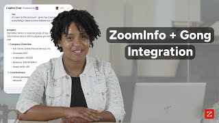 ZoomInfo Copilot  Gong Integration [upl. by Onitsoga123]