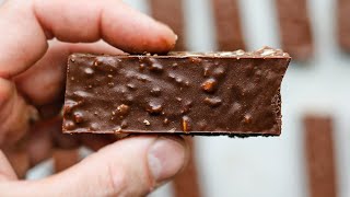 Keto Candy Bars Recipe 2 NET CARBS  Chocolate Nutty Crunch Candy Bars For Keto [upl. by Dulsea]