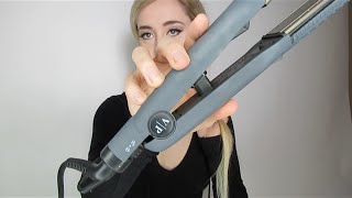 How To Crimp Hair Using A Straightener  LifeOfMeganandLiz [upl. by Bashemath]