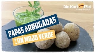 Spanische Spezialität Papas Arrugadas mit Mojo Verde [upl. by Ailemaj]