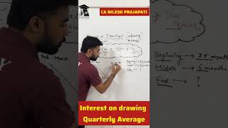 interest on drawing quarterly Average 12thcommerce accounts partnership tsgrewal24 [upl. by Ecienaj]