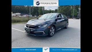 2020 Honda Civic LX  HondaTrue Certified 7 Year  100000 [upl. by Asiruam]