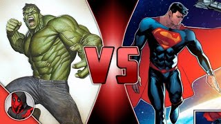 World Breaker Hulk VS Superman  Superheroes Battle Line  SUPER NERD [upl. by Nwhas]