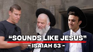 Orthodox Jews REACT to Isaiah 53 and More  Jerusalem Street Interview [upl. by Frayda242]