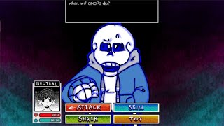 DUSTDUST KILLS SANS PART 2 Undertale Animation [upl. by Ayatnwahs137]