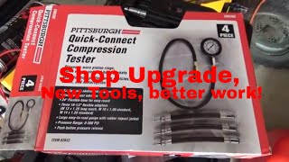 Harbor Freight Quick Connect Compression Tester Review [upl. by Ahsier]