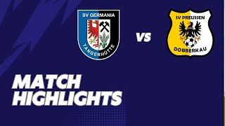 Matchhighlights 9Spieltag Kreisoberliga SV Germania Tangerhütte vs SV Preussen Dobberkau [upl. by Angelle666]