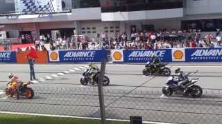 Starting Sound of MotoGP 2013 Sepang HD Sound [upl. by Arabel]