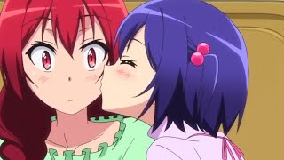 Besos Anime Yuri  Joukamachi no Dandelion  Girls Love 1 [upl. by Ailedroc553]