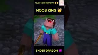 King Vs Ender Dragon 👿  Part 2  shorts [upl. by Atikir583]