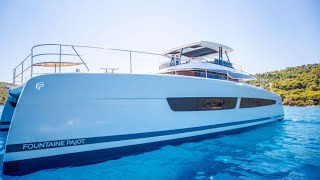 Fountaine Pajot 67 Power Catamaran 2023 Walkthrough with missing footage [upl. by Cressler]