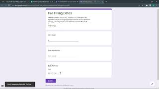 How to PreFill Dates in Google Forms [upl. by Ignace]