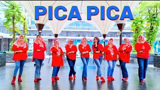 Pica Pica  LINE DANCE  Chok Fredo INA  September 2024  Demo by Emerald [upl. by Domella]