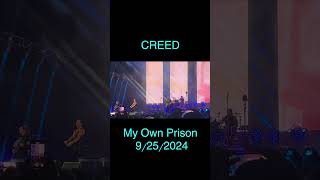 CREED My Own Prison LIVE 92524 youtubeshorts [upl. by Basilius]