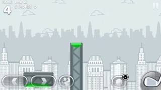 SSG3  Super Stickman Golf 3  Line City  Ghost Flag  No Powerups  Hole in 1 [upl. by Niall956]