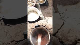 How we prepare millet breadugaliugandan fufuboiled eggsgreensokra amp beeftripe viralshorts [upl. by Blau295]