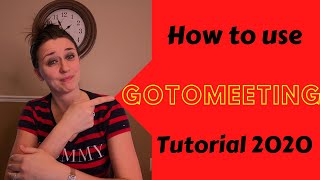 GoToMeeting Gotomeeting Tutorial Video Conferencing 2020 [upl. by Nonnairb227]