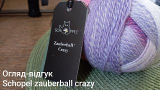 Оглядвідгук на пряжу Schoppel zauberball crazy [upl. by Aitra]