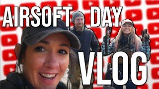 AIRSOFT DAY vlog feat House Gamers Femme Fatale JayceeJuice Undead Fred amp Jet DesertFox [upl. by Hobbie930]