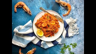 Prawn and Chorizo Paella [upl. by Esyla]