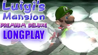 Luigis Mansion Premium Deluxe 20  Complete Walkthrough Longplay All Gold Portraits [upl. by Labotsirc]