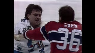 John Kordics Last NHL Game 199192 [upl. by Fawcett603]