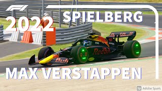 F1 2022 MAX VERSTAPPEN ONBOARD  NUEVA NORMATIVA  GP AUSTRIA  RED BULL RING [upl. by Holds]