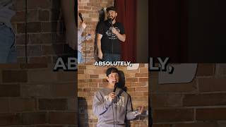 WOULD YOU LEAVE THE PLANET WITH ALIENS😳👽 standupcomedy comedy funny standup crowdwork [upl. by Heck]