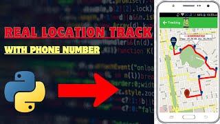 REAL LOCATION TRACK WITH PYTHON  FIND ANY PHONE NUMBER LOCATION WITH PYTHON  LOCATION TRACKER [upl. by Anipsed]