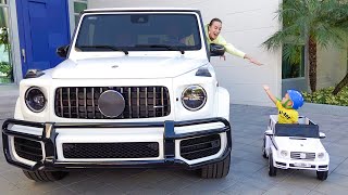 Vlad and Niki transform Moms G Wagon and ride on Monster Trucks [upl. by Bal]