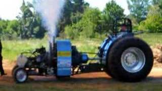 Radial engine on tractor [upl. by Runstadler]