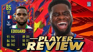 85 RECORD BREAKER EDOUARD PLAYER REVIEW SBC RECORD BREAKER EDOUARD  FIFA 22 ULTIMATE TEAM [upl. by Esinehc]