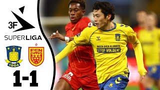 Brøndby  FC Nordsjælland 11 Highlights 3F Superliga [upl. by Jentoft916]