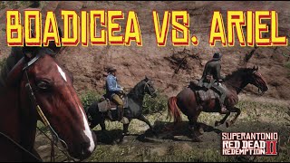 Racing Ariel With The Liver Chestnut Hungarian Halfbred in Red Dead Redemption 2 [upl. by Tisbe]