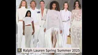 Ralph Lauren Spring Summer 2025 fashion show [upl. by Yruam]