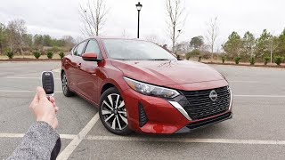 2024 Nissan Sentra SV Premium Start Up Walkaround Test Drive and Review [upl. by Avilla913]