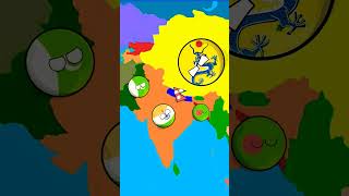 Akhand bharat ka DOST KING RAJ countryballs funny history nutshell ball oddballs [upl. by Ahsienal]